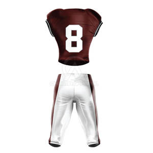 Uniforme de football américain personnalisé, fabriqué en tissu haute performance, matière respirante, avec logo et numéro personnalisés - Product Image 2