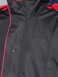 New RTS Custom Logo Men's Nylon <b>Wind</b> <b>Breaker</b> Contrast Panel With Pant Set For Summer Breathable Set Highstreet Zipper Jacket - Product Image 4
