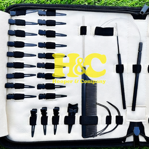 Premium Design Hair Extension Tool <b>Kit</b> Hair Scissor Tape Plier Stainless Steel Sustainable Loop Hair Clip <b>Beads</b> Comb Hair <b>Kit</b> - Product Image 4