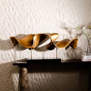L 122 x B 30 x H 51 cm Abstract Sculpture Irregular Shape Handmade Artistic Tabletop Decor for Living Room Single-piece Package - Product Image 6