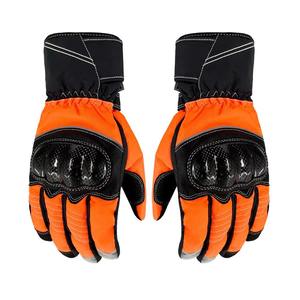 Gants de moto respirants et imperméables, compatibles écran tactile, unisexes, en cuir, pour course moto, cyclisme, sports d'hiver en extérieur - Product Image 1