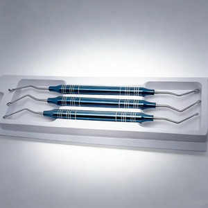 Instrumentos Quirúrgicos BAFA, Cureta para Implantes Dentales, Cuchara para Hueso, Empuñadura Ergonómica Manual, Instrumento de Clase I para Limpieza Periodontal - Product Image 4