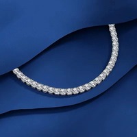 Pulsera de Plata 925 de Excelente Calidad, Chapada en Oro, con Diamante Moissanita de Corte Cojín, Unisex, de Lujo, para Fiestas, Verano, Regalo de Moda