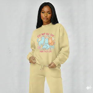 Sweat-shirt élégant pour femme à col montant, coupe ample, pull d'hiver en molleton de coton doux, streetwear décontracté, logo personnalisé OEM - Product Image 1