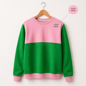 เสื้อสเวตเชิ้ตคอวี แขนยาว ลายบล็อกสีชมพูเขียว สำหรับผู้หญิง ยี่ห้อ Cosh International เหมาะสำหรับใส่ในช่วงฤดูใบไม้ร่วง - Product Image 4