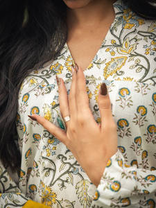 Modern Designer Looking Customized Cotton Fabric in Summer Casual Wearing Maxi Western dresses <b>items</b> Printed Antique Dress set - Product Image 3