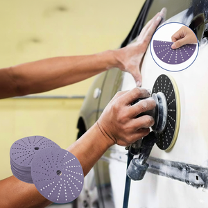 Disques abrasifs à crochets et boucles de 5 pouces à 8 trous, tampons de ponçage 800 1000 1200 1500 2000 #   Graine de ponçage pour ponceuse orbitale aléatoire - Product Image 3