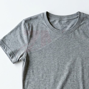 Camiseta Básica de Algodón para Mujer, Corte Regular, Cuello Redondo, Tela Suave y Transpirable, Estilo Casual Moderno para el Verano y Uso Diario - Product Image 3