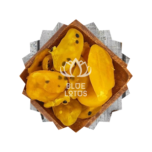 Tranches de fruit de la passion lyophilisées de haute qualité, biologiques, de la ferme Blue Lotus, collation tropicale sucrée, ingrédient pour la pâtisserie et les desserts - Product Image 6