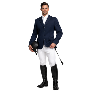 Chaqueta Clásica Azul Marino para Espectáculos Ecuestres, Chaqueta de Salto, Blazer Profesional para Competencias de Equitación - Product Image 4