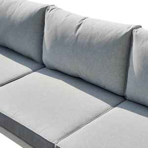 Outdoor Hivo Wooden <b>Garden</b> <b>Sofa</b> Set UV-Resistant PE Rattan High-Density Foam Cushions Patio Couch Table for Balcony Courtyard - Product Image 3