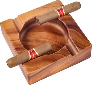 Cenicero para Cigarrillos y Cigarros, Cenicero Decorativo de Madera para Tabaco, para Interiores y Exteriores, para el Hogar y la Oficina - Product Image 5