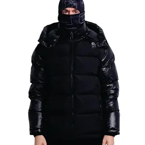 2023 사용자 정의 유럽 OEM 도시 도매 남자 코트 사용자 정의 빛나는 면 겨울 거품 남자의 다운 디자이너 패딩 재킷