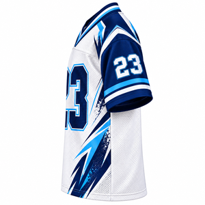 OEM/ODM Service Breathable Sublimated Mesh <b>Football</b> Jerseys Short Sleeve Custom Team Name/Number 100% Polyester Fabric Printed - Product Image 5