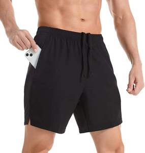 Shorts de sport décontractés pour hommes Ever Glow en coton/polyester, taille élastique, grande taille, respirants, taille mi-haute, pour la course et la gym - Product Image 6
