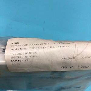 500 <b>Copper</b> State 16SCHC3-0140075 <b>SCREW</b> CAP SOCKET - Trusted Global Legacy Semiconductor Equipment and Parts at - Product Image 5