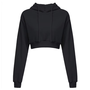 Nouvel Arrivage – Sweat à Capuche Court Femme Très Vendu – Qualité Supérieure 100% Coton Respirant Tricoté - Product Image 2