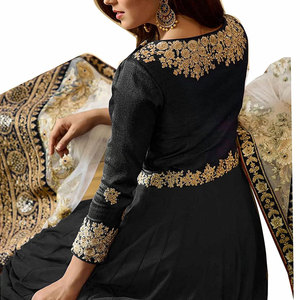 Vestido midi de fiesta de manga larga para mujer, elegante vestido de fiesta con volantes para celebraciones. - Product Image 2