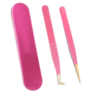 Fiber Tip Grafted Tweezers for Lash Extensions Perfect Lashes With Strong Grip 10mm 75 Mega Volume Beauty Make-up Tools - Product Image 1