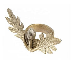 Porte-serviettes en bronze en forme de bois de cerf de haute qualité pour la décoration de table de mariage, d'anniversaire ou de fête - Product Image 5