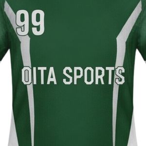 Camiseta de Balonmano Sublimada Verde y Blanca para Hombre, Manga Corta, Poliéster, Uniforme Deportivo para Equipo, Ropa para Partidos - Product Image 6