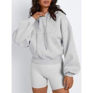 FOXA 2025 automne/hiver mode reine femmes recadrée à capuche à manches longues sweats XS taille Y2K tenues pull vêtements - Product Image 1