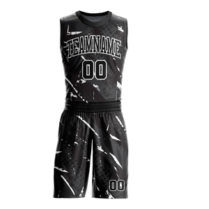 Vêtements de sport haut de gamme, ensemble de vêtements de sport tendance, tissu respirant résistant à la transpiration, coupe douce et confortable, kit de basketball - Product Image 3