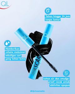 QL Waterproof & Curling <b>Mascara</b> 8mL - Product Image 5