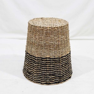 Maceta de Mimbre de Dos Tonos para Interiores con Revestimiento de Plástico - Product Image 3