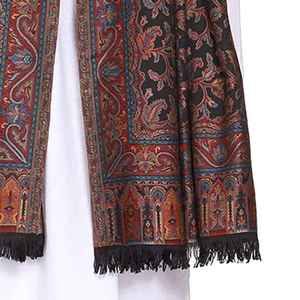 Traditional Kani Pashmina <b>Shawl</b> Soft Warm Handwoven Luxury Solid Men's 300g Winter <b>Wrap</b> for Formal Styling - Product Image 4