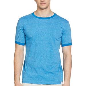 Camisetas Personalizadas al por Mayor para Hombre, 100% Algodón, Cuello Redondo, Estampado Ringer, Lisas, Camisetas Ringer - Product Image 1