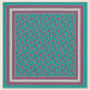 Hand Block Printed 100% Cotton Thin Quilt Set Floral Reversible King Size <b>Comforter</b> Pillow Covers 300tc 3 Pcs Wholesale Bedding - Product Image 3