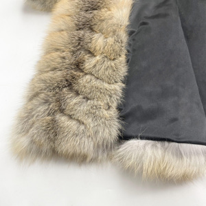 Fashion Movie Star Style <b>Long</b> Thick Fur Design Saga Fox Fur Coats - Product Image 3