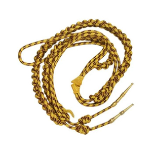 Cordon d'épaule Aiguillette en gros, tressé or, argent, rouge, bleu, pour décoration cérémonielle, accessoire d'uniforme personnalisé OEM ODM - Product Image 6