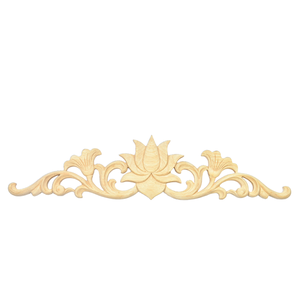 Apliques Decorativos de Madera Maciza Tallada para Gabinetes de Cocina, Apliques de Madera para Muebles, Diseños Personalizados OEM, Pedidos al por Mayor - Product Image 1