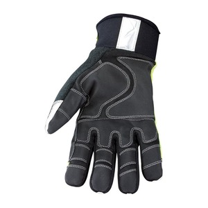 Nouveauté : Gants de conduite Alpha Racing en cuir, antidérapants, coupe-vent, compatibles écran tactile, à doigts entiers, avec fermeture auto-agrippante, unisexe - Product Image 3