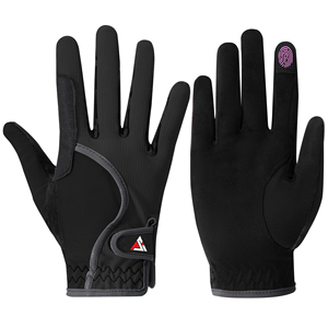 Stretch Spandex Horse Riding <b>Gloves</b> with PU Palm Breathable Lightweight Equestrian <b>Gloves</b> for Summer Riding - Product Image 1