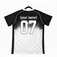 Jersey Olahraga Pickleball Pendek V-neck Depan Anti Bakteri Cepat Kering Bernapas dengan Cetak Transfer Panas Kustom 160GSM OEM ODM Tim