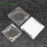 Boîtes de rangement transparentes personnalisées pour cosmétiques 5G, en plastique PET noir, pour fard à joues et illuminateur, fabrication OEM