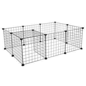 Recinto Portatile in Metallo per Piccoli Animali, Gabbia Robusta per Porcellini d'India, Conigli e Altri Animali Domestici - Product Image 5