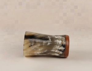 REHMAN CRAFT Verre artisanal en corne de buffle écologique, forme naturelle et design rustique, décoration de mariage et de maison de l'Uttar Pradesh - Product Image 4