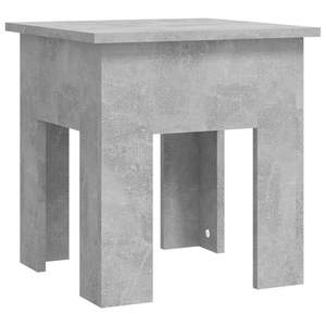 Table basse en bois d'ingénierie gris béton, de taille moyenne et durable - Product Image 2