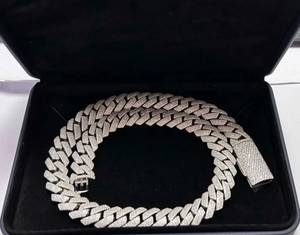 20MM 5AAA CZ Hip Hop <b>Iced</b> <b>Out</b> Long Clasp Miami Cuban Link <b>Chain</b> 14K Gold Plated Mens Necklaces Fashion Jewelry Direct Supplier - Product Image 3