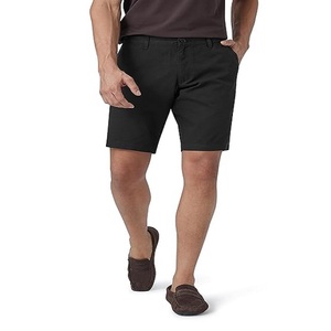 Men's Summer Thin Casual Vintage American Style Workwear <b>Shorts</b> 100% Cotton Solid Embroidered Breathable Anti-Wrinkle Canvas - Product Image 1