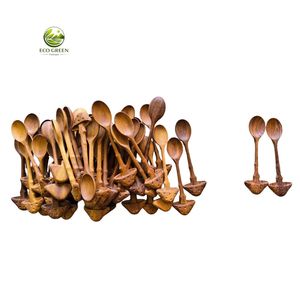 Wooden Mushroom Spoons Rose Gold Plated Non-Toxic Durable Eco-Friendly Kids <b>Montessori</b> Sensory Play Natural Educational <b>Toy</b> for - Product Image 1