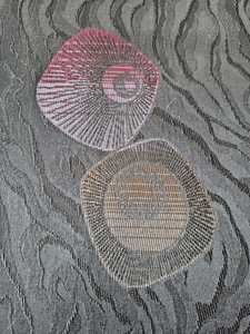 ABAYA Women's Ultra Soft Sheen Satin 100% Polyester Raindrop Jacquard Fabric PK 1544 COLOUR No 3 Special <b>Yarn</b> for Garments - Product Image 4