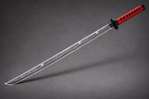 Espada Katana de Cobre Damasco Hecha a Mano |   Cuchilla de samurái japonesa de espiga completa |   Regalo para coleccionistas, hoja de cobre forjada a mano, regalo para él - Product Image 4