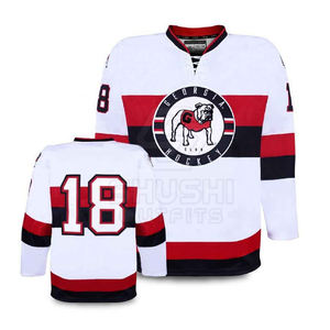 Maillot de hockey sur glace personnalisé de haute qualité avec logo par sublimation, nom de l'équipe, logo personnalisé, design personnalisé, maillot de hockey sur glace à bas prix - Product Image 6