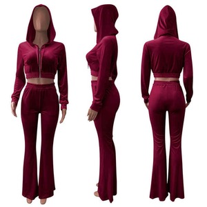 Unisex Custom Women's Sweatsuit Tracksuit Hood with Zipper Design Jogger <b>Set</b> Winter Print Hoodies Sweat <b>Sets</b> Logo - Product Image 1
