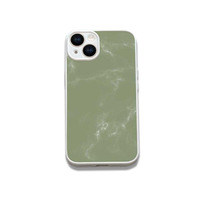 Étui de téléphone personnalisé imperméable en TPU+PC avec design marbré pour 11/12/13/14 Pro Max sans support
